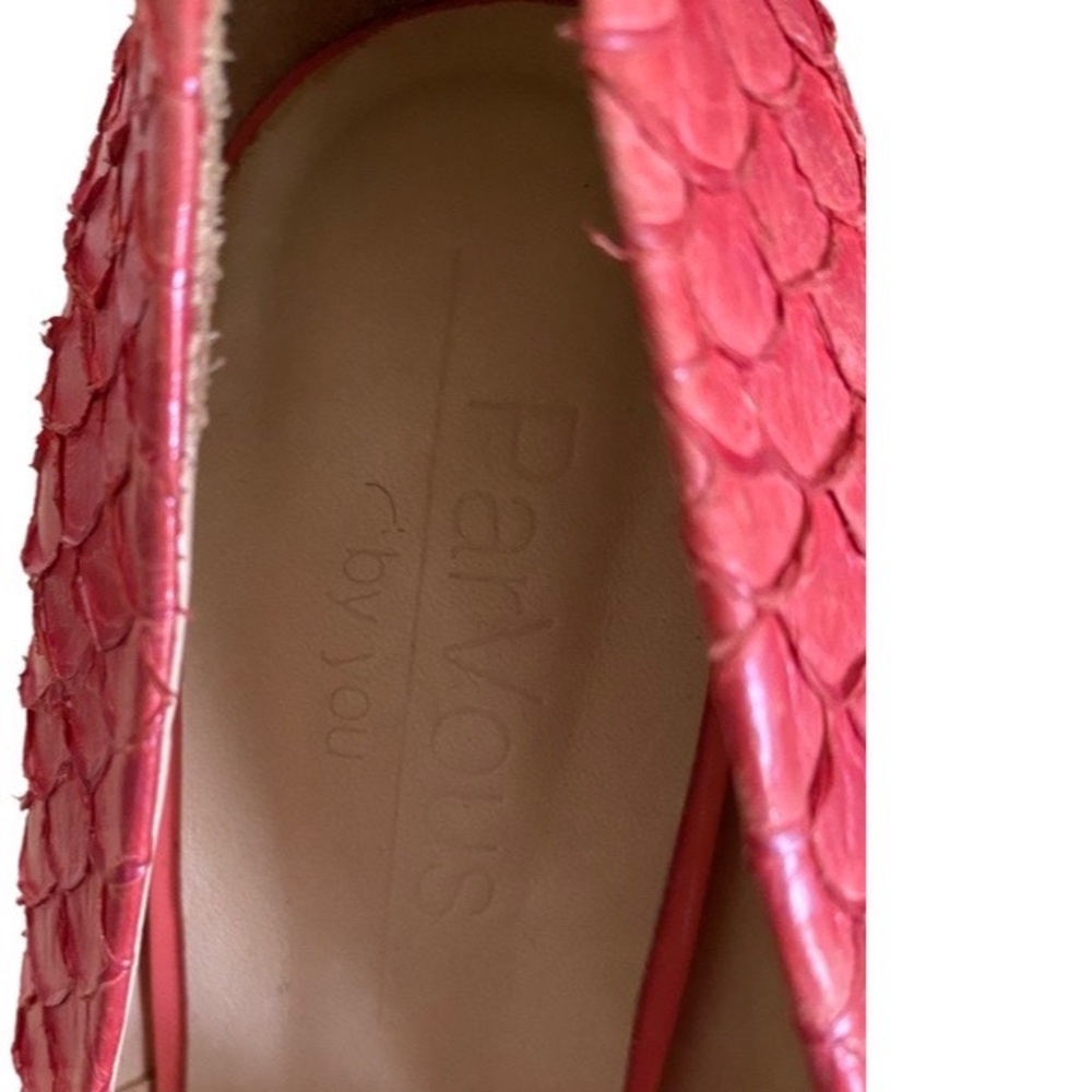 ParVous By You - Hand Made Shoes - Pink Leather - Stiletto Pumps Size 51/2 - 6 - Picture 17 of 17